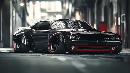 Midnight muscle prowls the alleyways in gleaming stealth