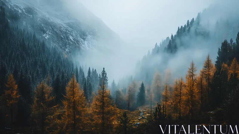 Autumn's Breath Through Alpine Cathedrals.