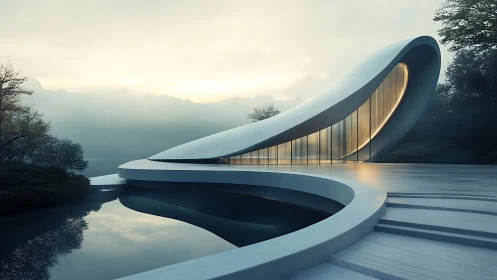 Curved rivers of glass and concrete quietly rewrite the horizon