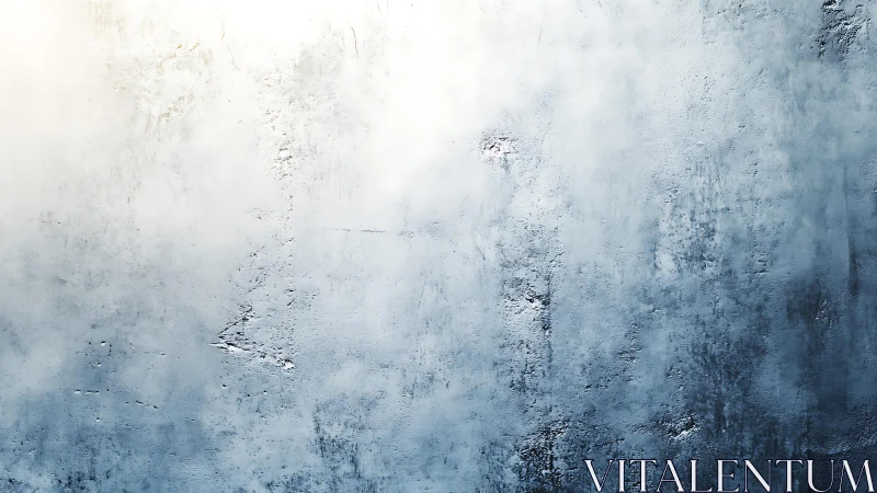 Weathered Concrete Wall Texture with Cool Blue Tones.