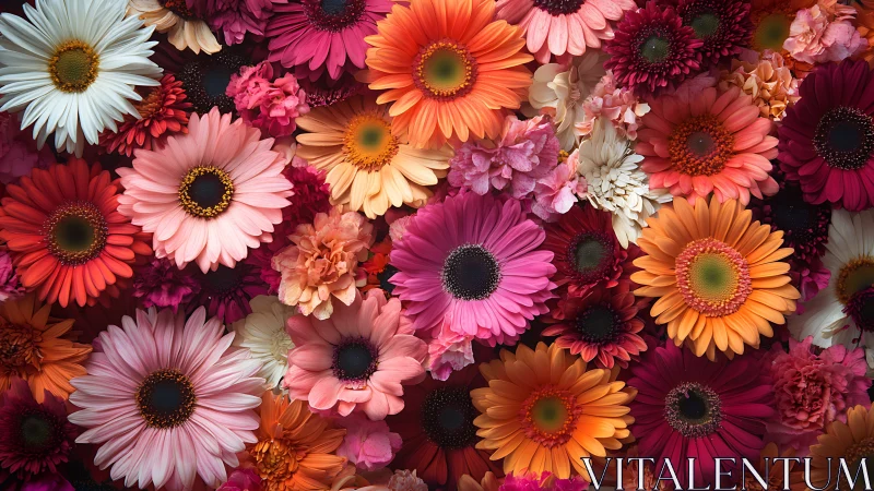 Vibrant Floral Arrangement of Gerberas and Blooms