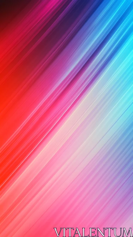 Diagonal gradient streaks in vivid red, pink and blue.