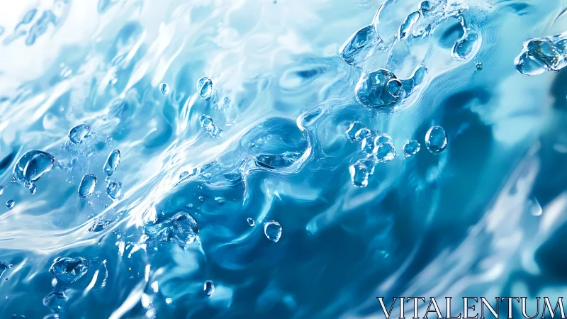 Dynamic macro abstraction of rippling turquoise water surface.