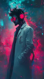 Neon alchemist of code drifting through electric daydreams.