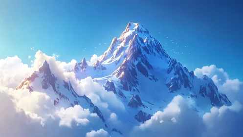 Aerial stratocumulus framing luminant alpine ridge geometry.