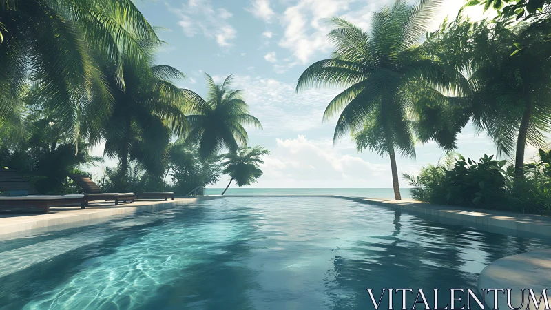 Infinity Pool Embraces Tropical Paradise.