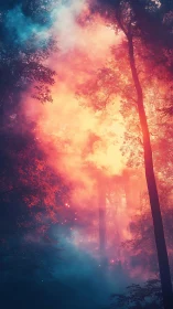 Enchanted Forest Awakens: Golden Hour Mystique Revealed.