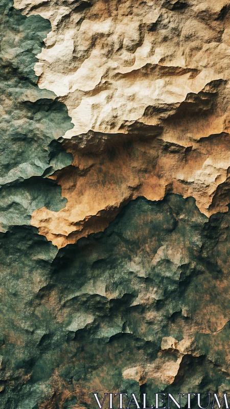 Layered rock texture shows eroded surface with tonal shifts