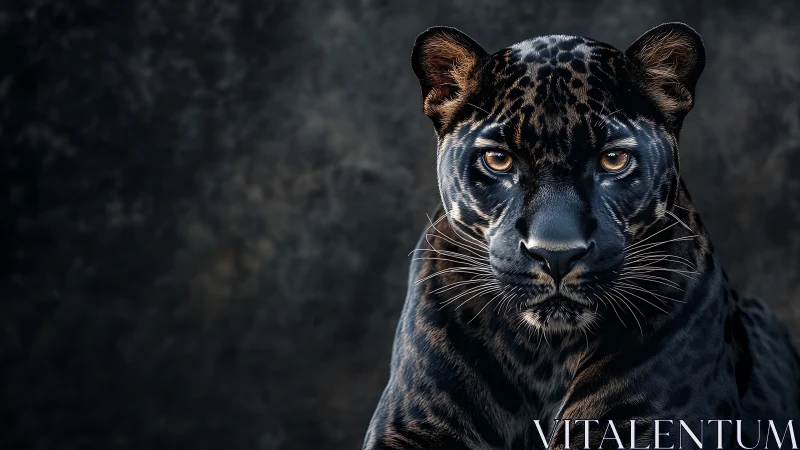 Black Panther's Piercing Gaze Meets the Camera.