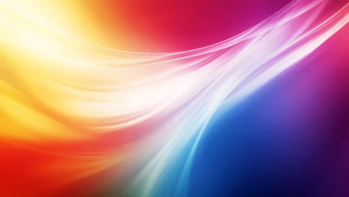 Prismatic light currents sweep across a radiant color sea.