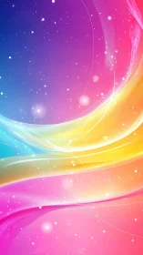 Color-swept nebula ribbons dance through a luminous dream