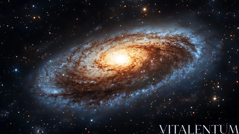 Edge-on barred spiral galaxy with luminous star-forming arms