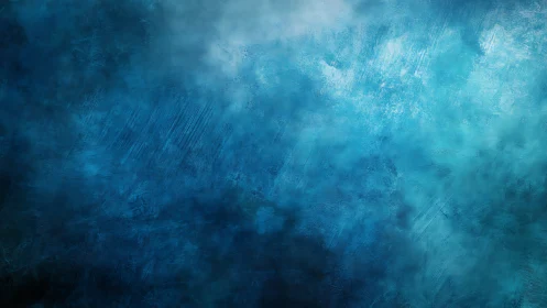 Textured blue abstract gradient with soft luminous haze.