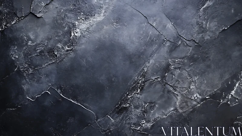 Dark cracked stone surface with subtle natural texture.