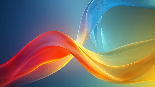 Chromatic fluid dynamics in interlaced spectral ribbon fields.