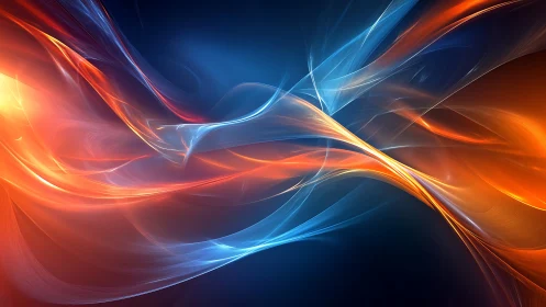 Luminous waves of fire and ice flow across a deep cosmos