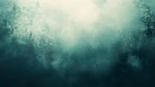 Ethereal Abstract Texture in Cool Tones, Atmospheric Digital Art.