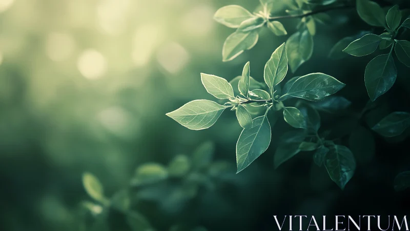 Sunlit leaf chorus whispering in a soft green hush.