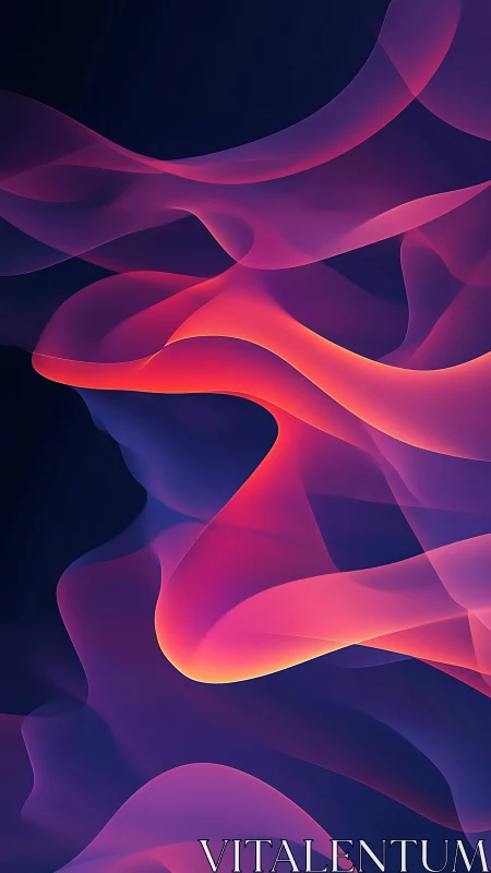 Neon fluid gradients flow across dark abstract topology.