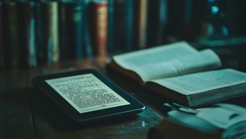 Digital Pages Battle: E-Reader Challenges Bound Paper Companions