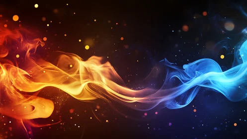 Inferno Meets Glacial: Where Flame Dances With Frost.