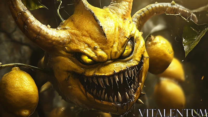 When lemons bite back: a wildly wicked citrus creature.