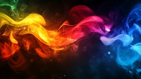 Spectral fluid dynamics of multichromatic luminous vortices.