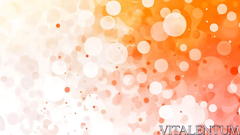 Abstract orange and white bokeh background with soft gradient effect.