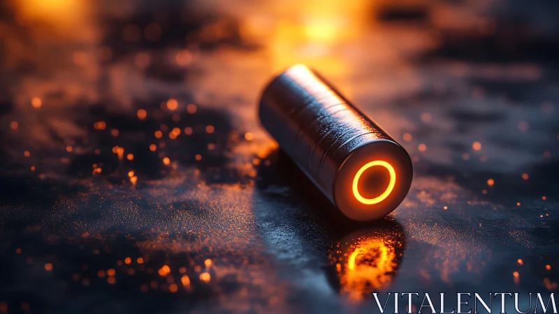 Glowing Bullet Cartridge Emits Molten Core.