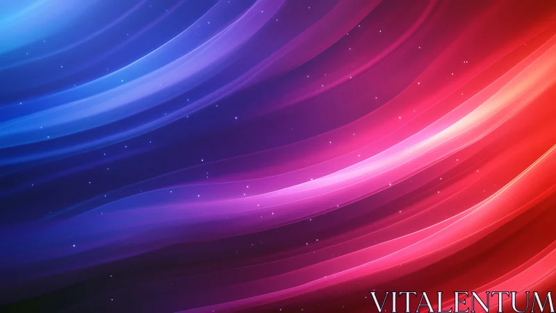 Chromatic Stardrift Ribbons Sweeping Across Neon Night.