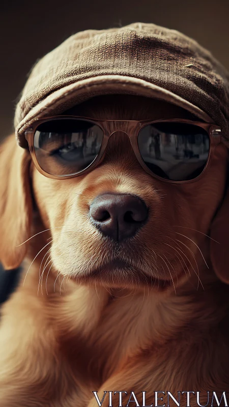 German shepherd portrait framed by fiery blue-orange nebula.