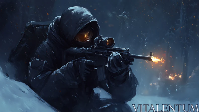 Frost-Bitten Sharpshooter: Winter's Silent Executioner.