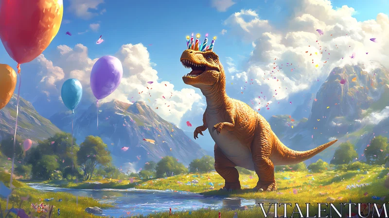 Dinosaur Birthday Celebration in Fantasy Valley