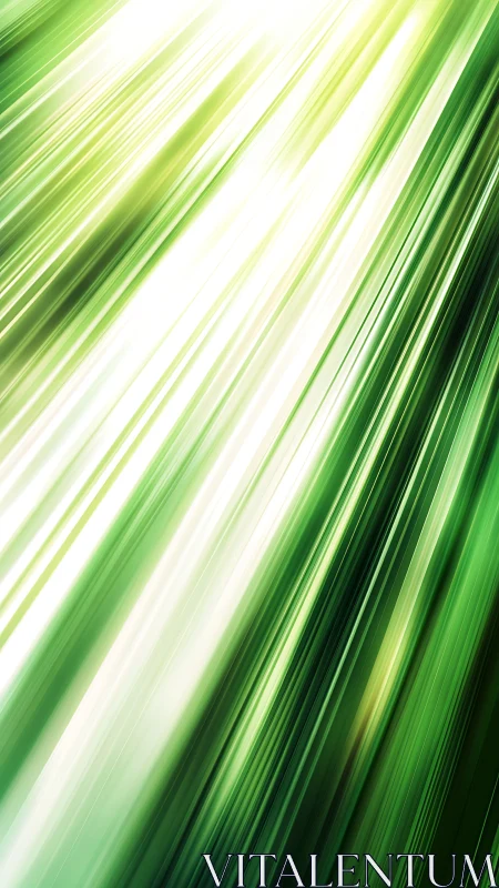 Emerald lightstream cascade slicing through white brilliance.