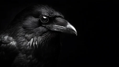 Monochromatic Raven Profile Study with Diffuse Rim Illumination