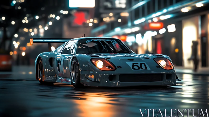 Midnight race legend prowls through neon-drenched city streets