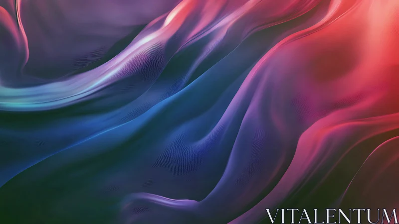 Soft waves of shifting color in a dreamy abstract flow.