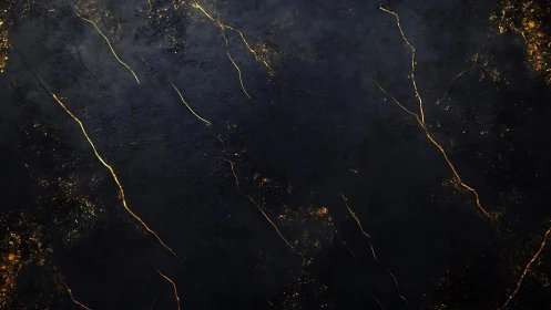 Elegant black marble texture with gold veins, luxury abstract art.