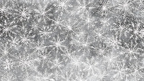 Winter&rsquo;s quiet flurry of hand‑drawn crystal snowflakes.