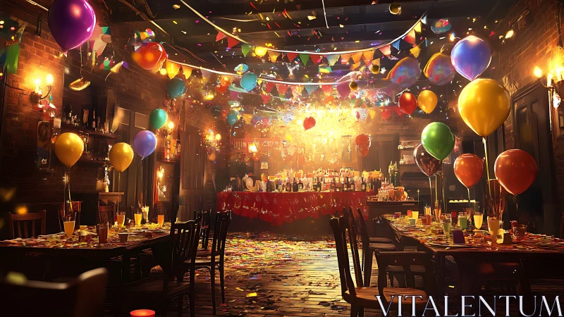 Luminous Ballroom Celebration with Warm Golden Glow.