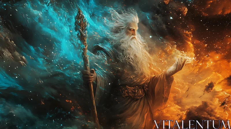 Starlit stormmage forging fire and frost between worlds.