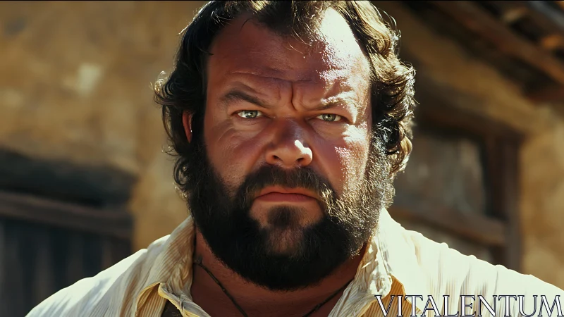 Sunlit stare turns gentle giant into western stormcloud