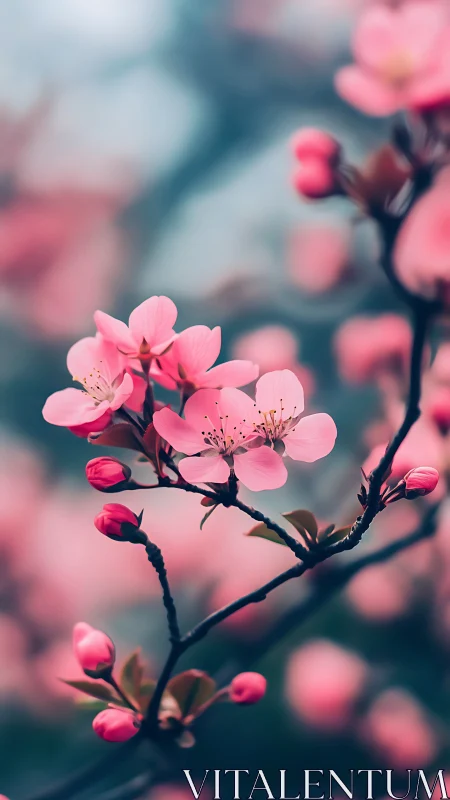 Velvet Rose Reverie: Layers of Blushing Bloom Across Cream