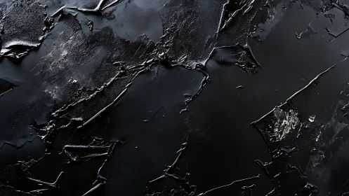 Midnight textures gliding across a glossy black canvas.
