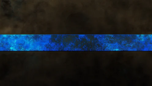 Electric blue band gliding through a deep velvet dusk.