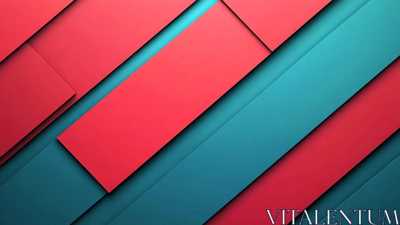 Diagonal color bars glide like tidy digital tectonics