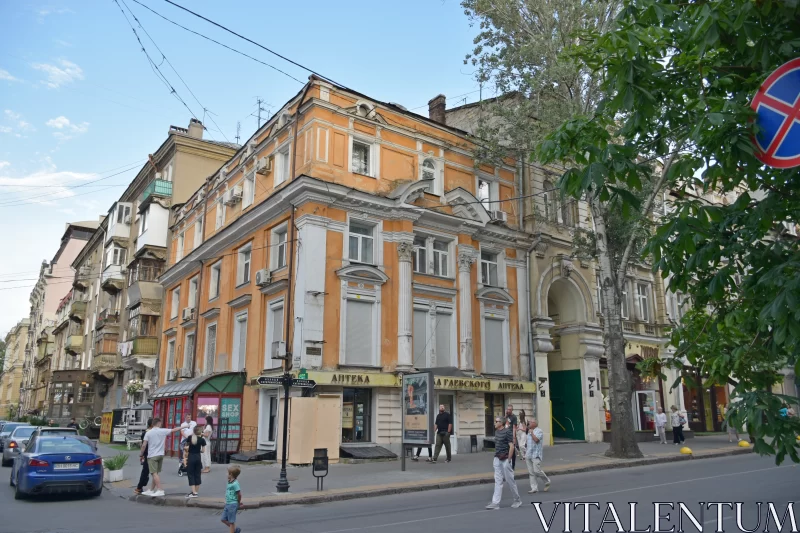 Visiting Odesa? Take a Trip to the Catch This Building Free Stock Photo
