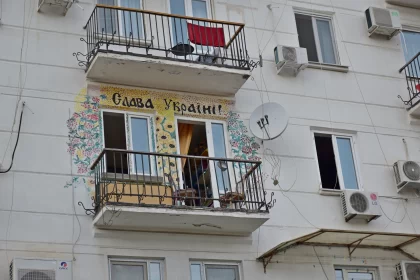 Patriotic Ukrainian Apartment Building