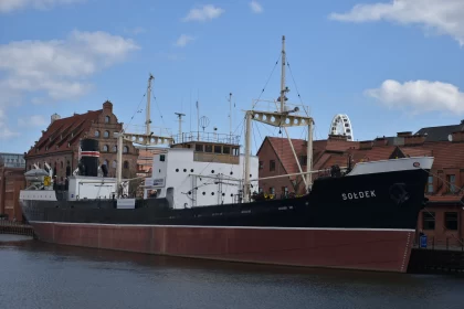 The Vistula River Museum Ship Soldek : The World's Largest Coal Carrier Ship
