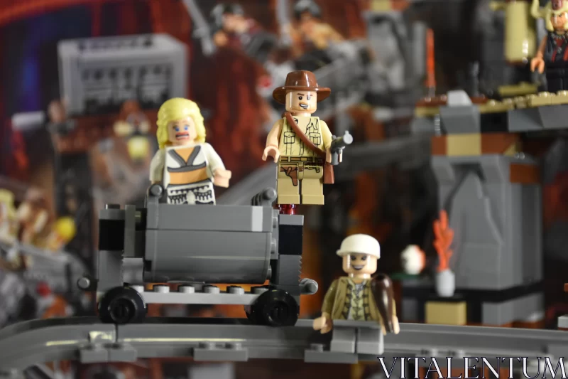 Indiana Jones Chronicles: Close-Up of Lego Men in Action Free Stock Photo